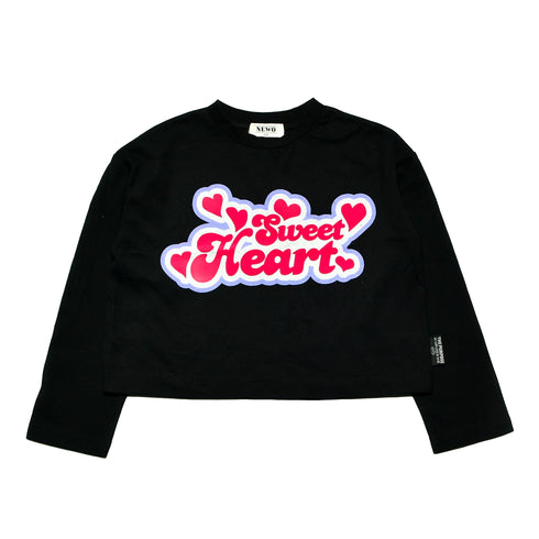 【S/M】★NEWO/ネオ★レトロロゴショート丈Tシャツ(3224105w)